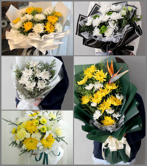 山西运城永济市开张镇东开张村白事花束代送